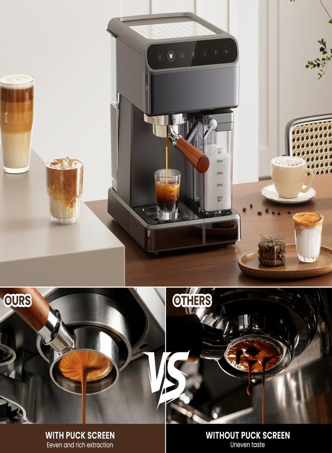 Tegrace 54mm Bottomless Portafilter Compatible with Breville Barista Express/Pro/Touch/Bambino Plus and Bambino Plus, Filter Basket + Puck Screen Included - Image 3