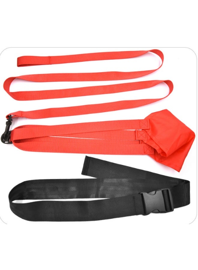 Swimming Resistance Training Set - Aquatic Resistance Belt, Swim Parachute, Pool Trainer for Adults & Kids - Image 2