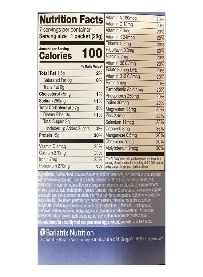 PROTIFIT - High Protein Chocolate Pudding & Shake Mix 3 Pack, 15g Protein, Low Calorie, Low Fat, Low Carb, Aspartame Free, Idea Protein Compatible, Meal Replacement, 7 Servings Per Box, (3 Pack) - Image 2