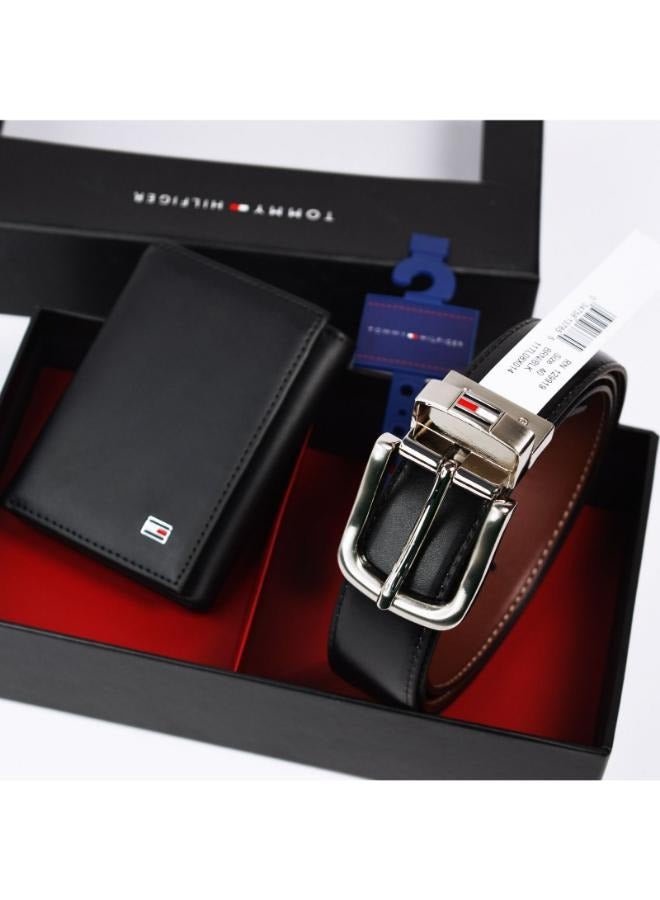 Tommy Hilfiger Plus Set Tommy Hilfiger Wallet & Belt for Men 