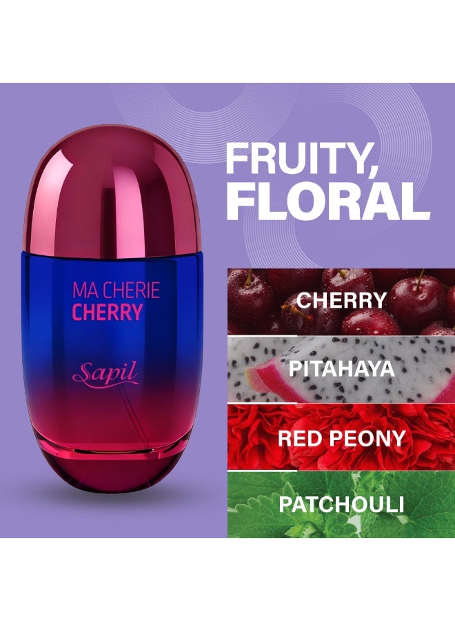 sapil Ma Cherie Cherry Eau De Parfum 100ml by Sapil - Image 5
