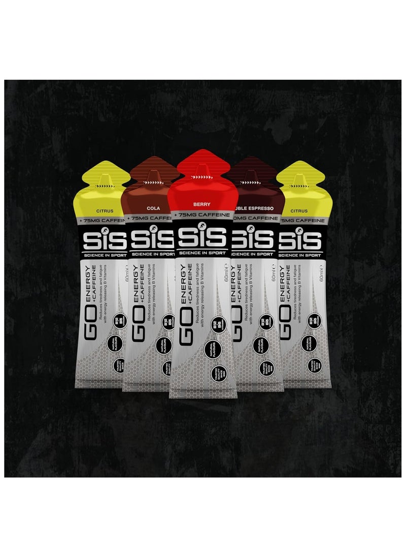SIS Go Energy+ Caffeine, With B Vitamins To Help Reduce Tirednees And Fatigus,Trusted Quality since 1992,Natural Flavours B6 vitamin ,Berry Flavour, 60ml (6 Packs)  - Image 5