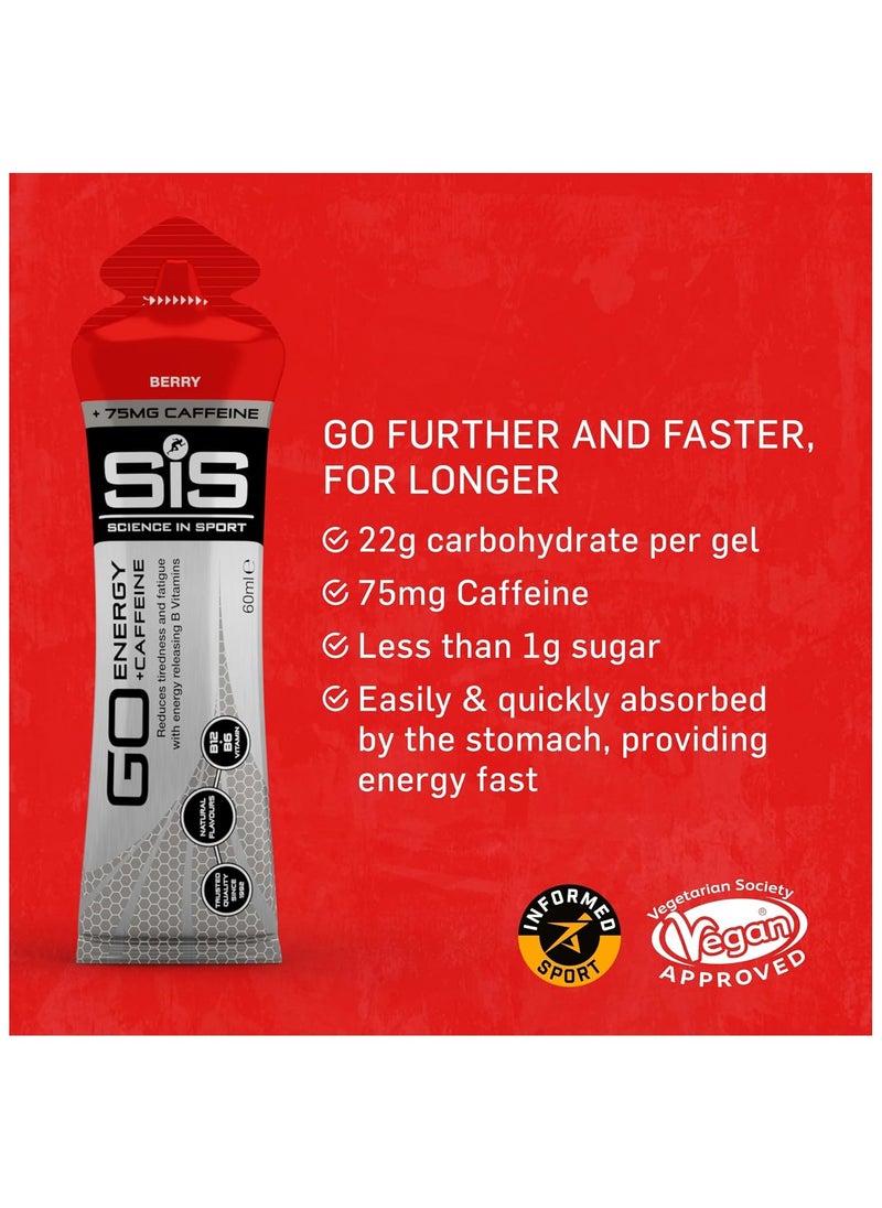 SIS Go Energy+ Caffeine, With B Vitamins To Help Reduce Tirednees And Fatigus,Trusted Quality since 1992,Natural Flavours B6 vitamin ,Berry Flavour, 60ml (6 Packs)  - Image 3
