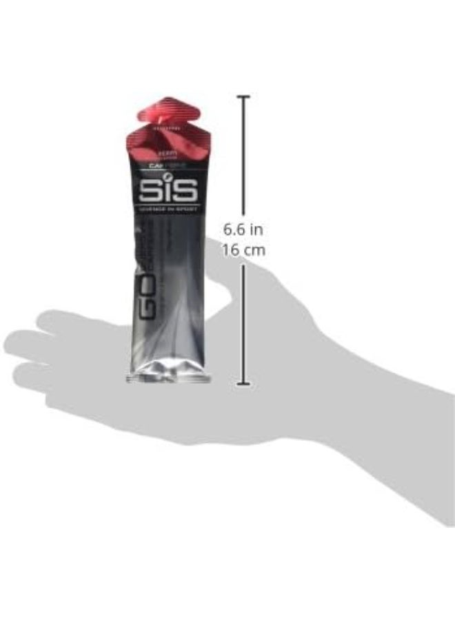 SIS GO Isotonic Energy Gels | 75mg Caffeine | 22g Carbohydrates | Low Sugar | Easily Digestible | Gluten Free | No Water Needed | Running Gels | Berry Flavour | 6 Pack - Image 5