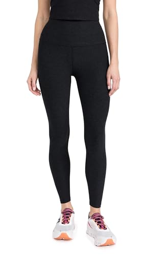 Beyond Yoga Women's Spacedye Caught in The Midi Leggings, Darkest Night, Black, XS - Image 1