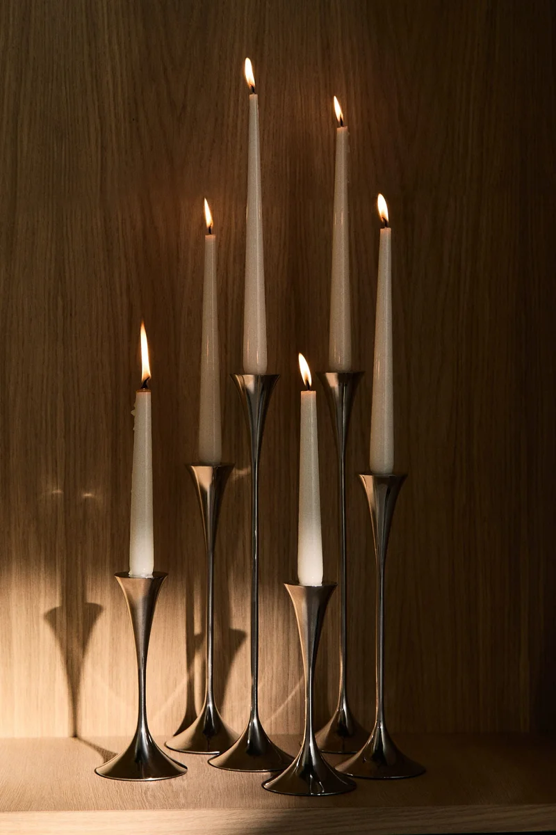 H&M Large metal candle holder