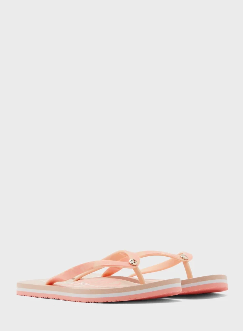TOMMY HILFIGER Tropical Fade Flat Beach Flip Flop