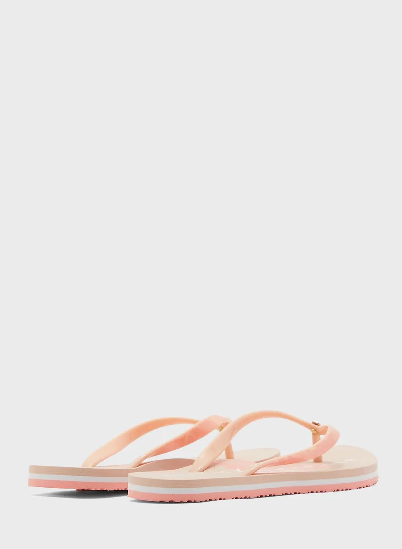 TOMMY HILFIGER Tropical Fade Flat Beach Flip Flop