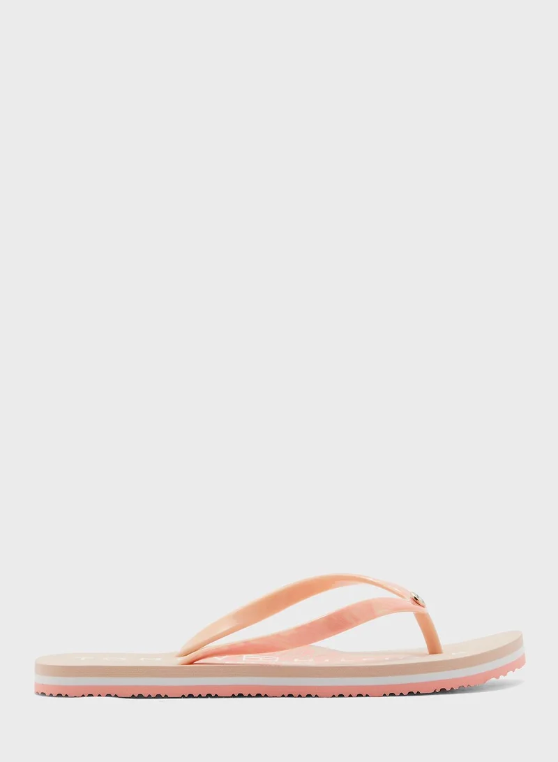 TOMMY HILFIGER Tropical Fade Flat Beach Flip Flop