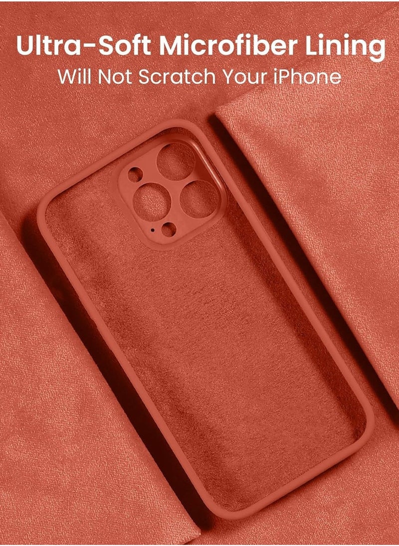 ELTRAZONE Designed for iPhone 15 Pro Max Case, Silicone Upgraded [Camera Protection] for iPhone 15 ProMax Case with [2 Screen Protectors], Anti-Scratch Microfiber Lining, 6.7 inch, Pink Pomelo - Image 5