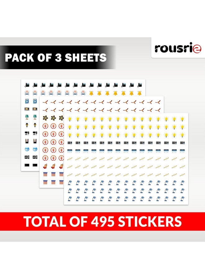 Rousrie Store Waterproof Multicolor Switch Sticker - Image 3