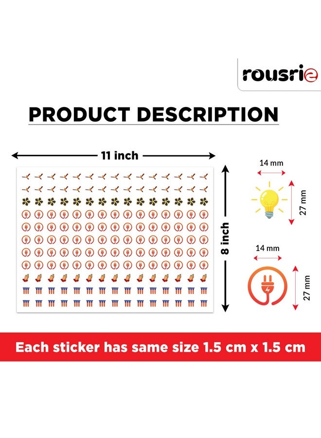 Rousrie Store Waterproof Multicolor Switch Sticker - Image 5