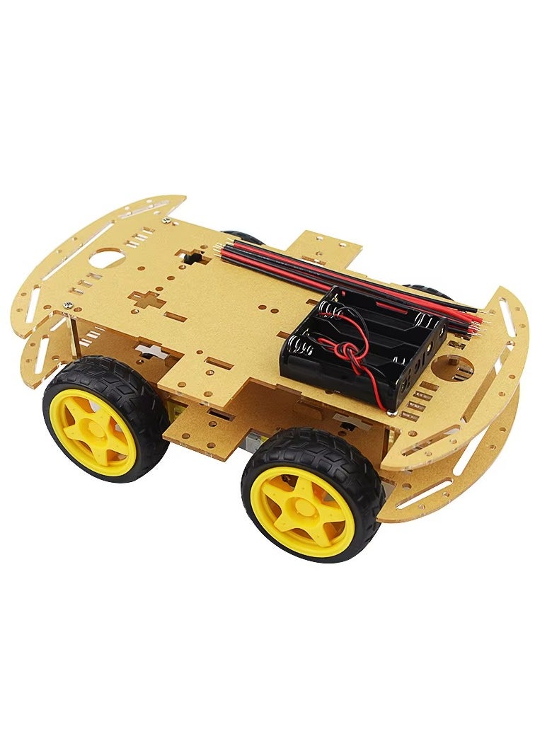 Smart Robot Car 4WD Motor Chassis for Arduino DIY Kit