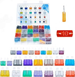 AHL AHL 250PCS Car Blade Fuses Assortment Kit Standard & Mini Auto Fuses 2A/ 3A/ 5A/ 7.5A/ 10A/ 15A/ 20A/ 25A/ 30A/ 35A/  - Image 1