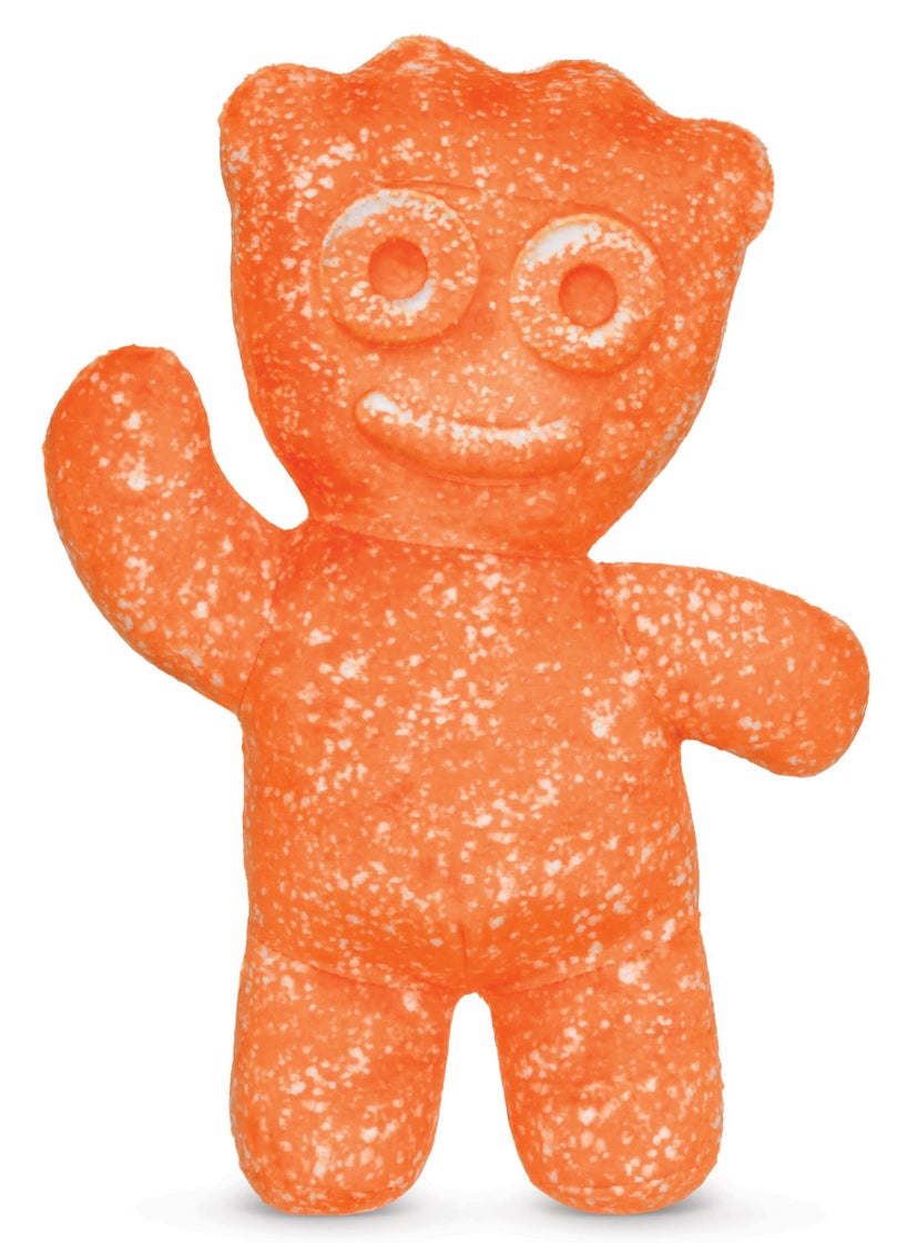 iscream iscream Sour Patch Kids Embossed 1675 x 12 Candy Character Shaped Pillow Orange 