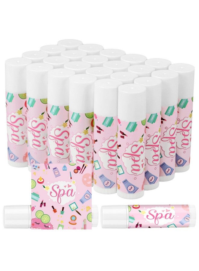 Suttmin 24 Pcs Spa Party Favor For Girls Spa Party Lip Balm Makeup Party Gifts Sleepover Party Favor Slumber Party Supplies For Girls Women Spa Birthday Party Supplies (Vanilla Rose) - Image 1