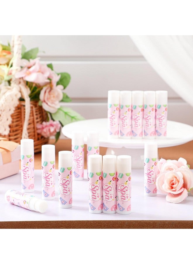 Suttmin 24 Pcs Spa Party Favor For Girls Spa Party Lip Balm Makeup Party Gifts Sleepover Party Favor Slumber Party Supplies For Girls Women Spa Birthday Party Supplies (Vanilla Rose) - Image 4