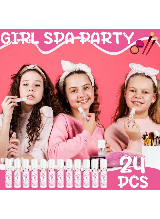 Suttmin 24 Pcs Spa Party Favor For Girls Spa Party Lip Balm Makeup Party Gifts Sleepover Party Favor Slumber Party Supplies For Girls Women Spa Birthday Party Supplies (Vanilla Rose) - Image 5