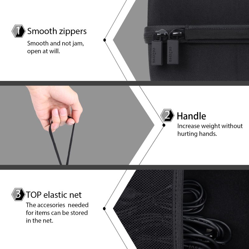 Co2Crea حافظة صلبة بديلة لـ Logitech Creators Blue Yeti Nano ميكروفون USB - Image 4