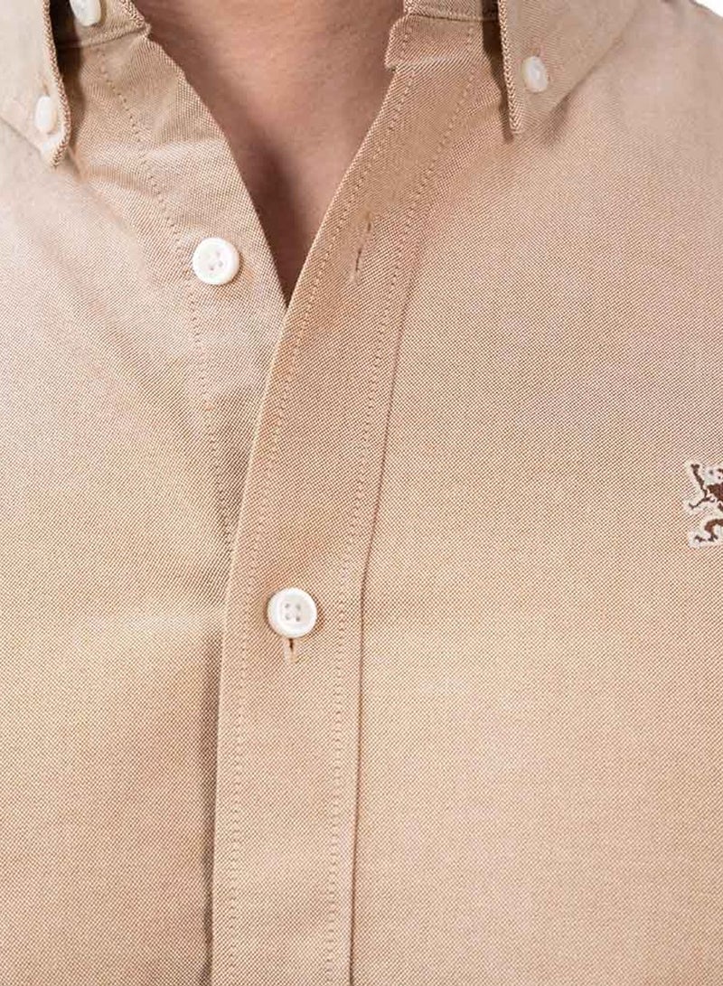 GIORDANO Men's Oxford Long Sleeve Shirt - Image 3