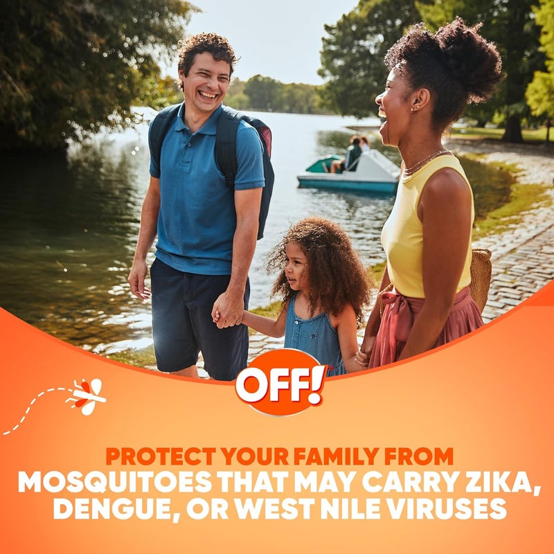 OFF! ! Family Care Insect & Mosquito Repellent Spritz, Bug Spray Containing 7% DEET, Unscented Repellent with Aloe Vera Protects Against Mosquitoes, 9 Oz - Image 4
