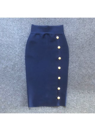 Autumn 2022 New Single Row Button Design Slim High Waist Skirt Tight Hip Bandage Midi Skirt Dark Blue - pzsku/ZF73EF6BE3BD1368ED69DZ/45/1746218135/8afe4556-bec5-4eaf-b534-3fe1a13a7e7f