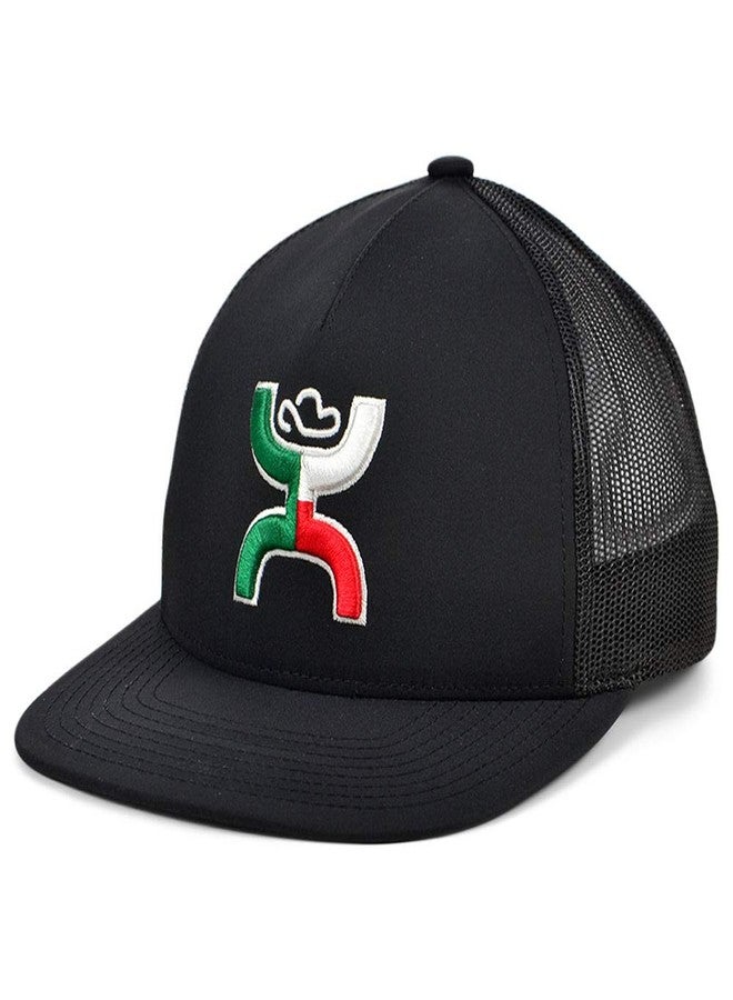 HOOEY Men's Boquillas Mesh Trucker Cap Black One Size - Image 1