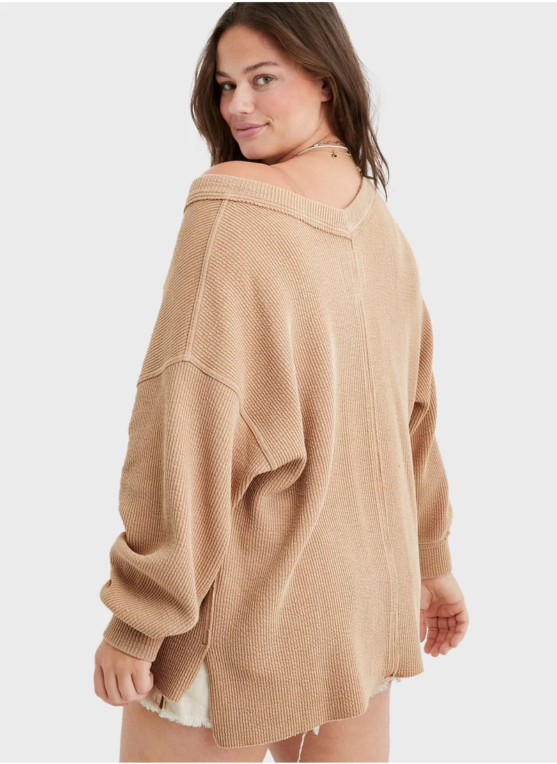 آري من امريكان ايجل V-Neck Sweatshirt