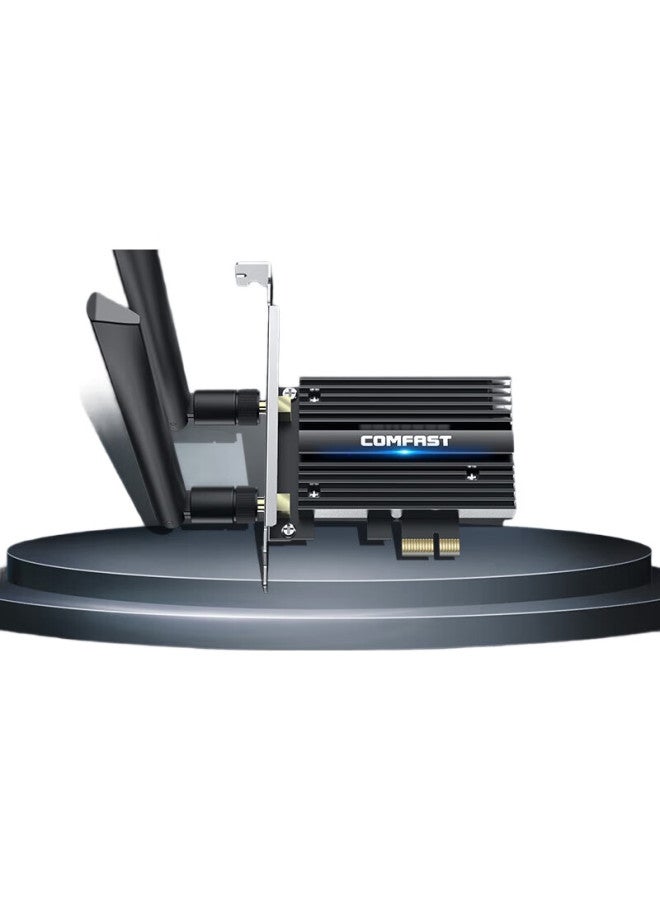 Comfast Cf-Ax210 Pro Gigabit 5G Wireless Network Wifi Receiver, Desktop Computer Built-In Wifi6 Wireless Network Card, 5374M + Bluetooth 5.3 Two-In - Image 1