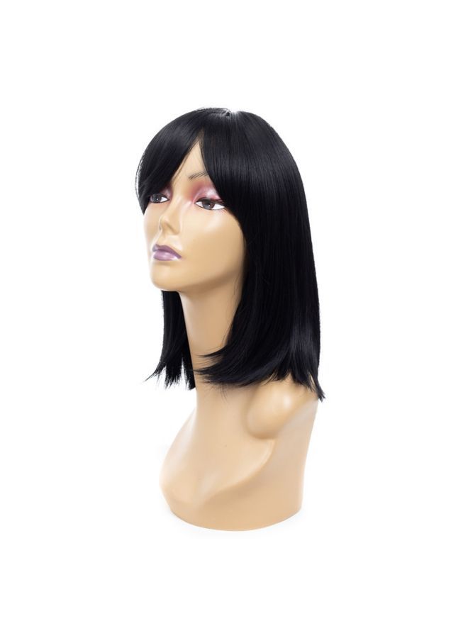 إسكدنيا باروكة شعر صناعية أسود 16بوصة - Image 3