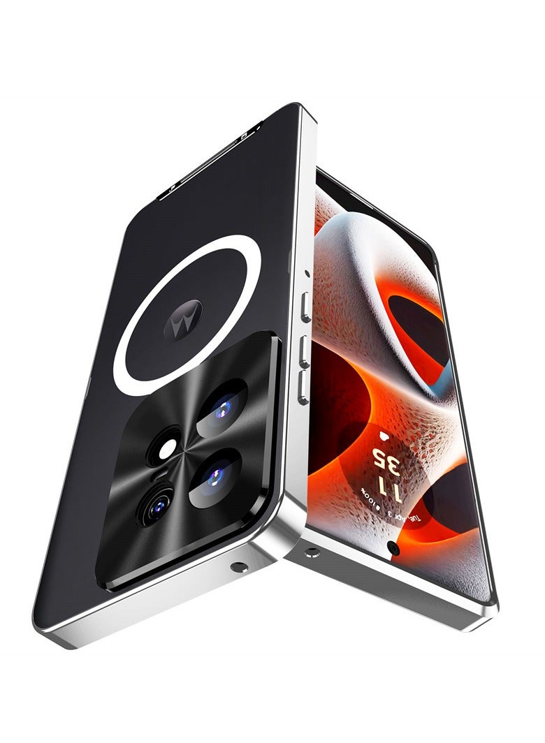 general Compatible with Motorola Edge 50 Pro Case, Metallic Magnetic Matte Backplate, Motorola Edge 50 Pro Case - Image 1