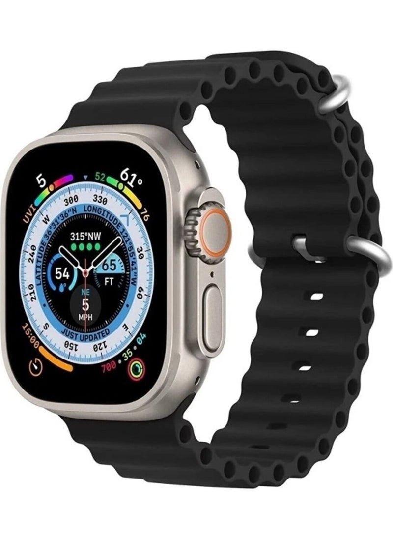 İstanbul Teknoloji - Istanbul Technology Apple Watch Compatible Gs Dt Pro T500 Ultra 2 3 4 5 6 7 8 Se - 42 44 45 49 mm Silicone - Image 1