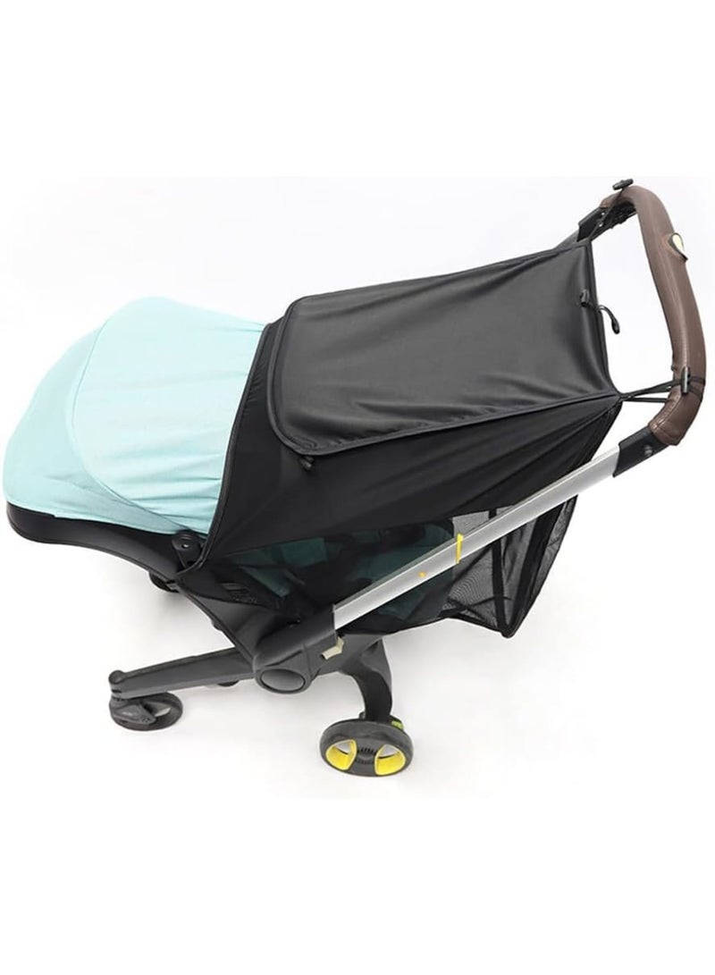 SOLARAE شبكة ظل الشمس لعربات الأطفال 2 في 1 وغطاء الشمس لمقعد السيارة حماية من الأشعة فوق البنفسجية غطاء شمس مظلة 360° تغطية كاملة ظل للنوم حماية شمسية قابلة للتنفس - Image 2