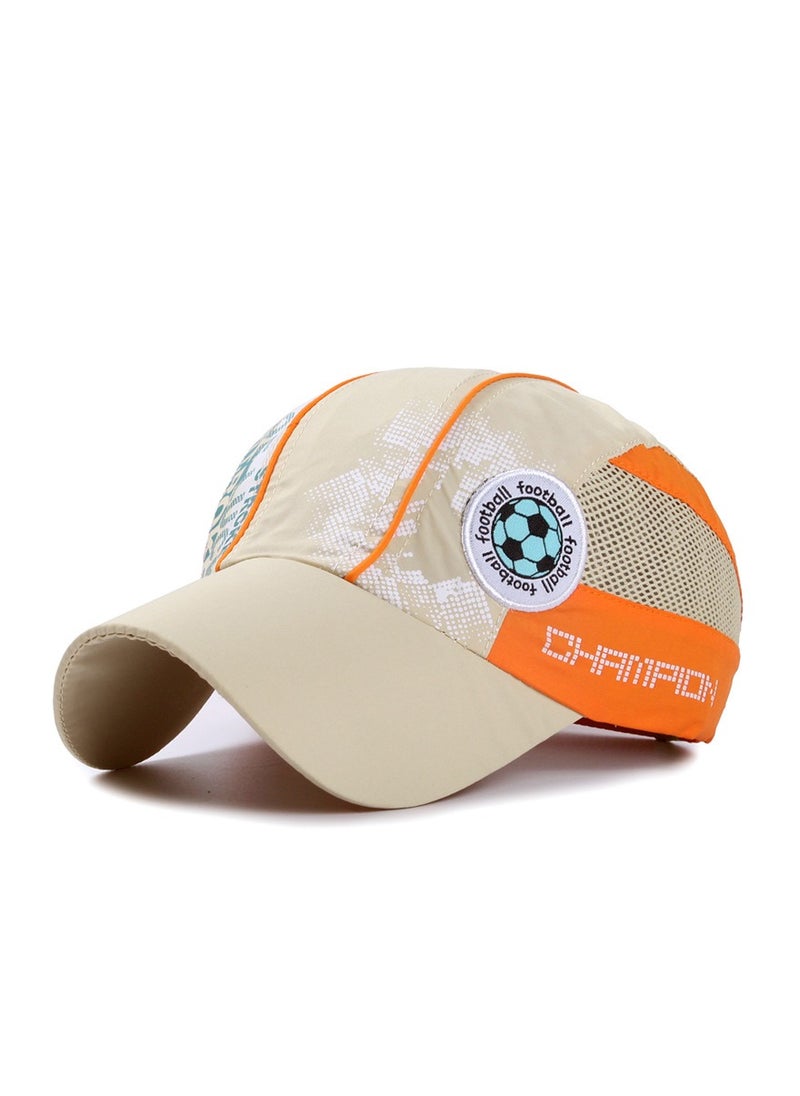 KUYING New Children's Quick Drying Hat Outdoor Waterproof Hat for Primary School Students 