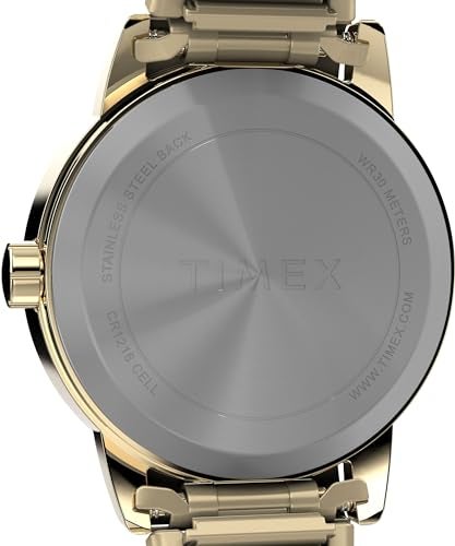Timex Women's Easy Reader 25mm Watch - Gold-Tone Expansion Band White Dial Gold-Tone Case - Image 4