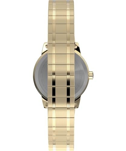 Timex Women's Easy Reader 25mm Watch - Gold-Tone Expansion Band White Dial Gold-Tone Case - Image 3