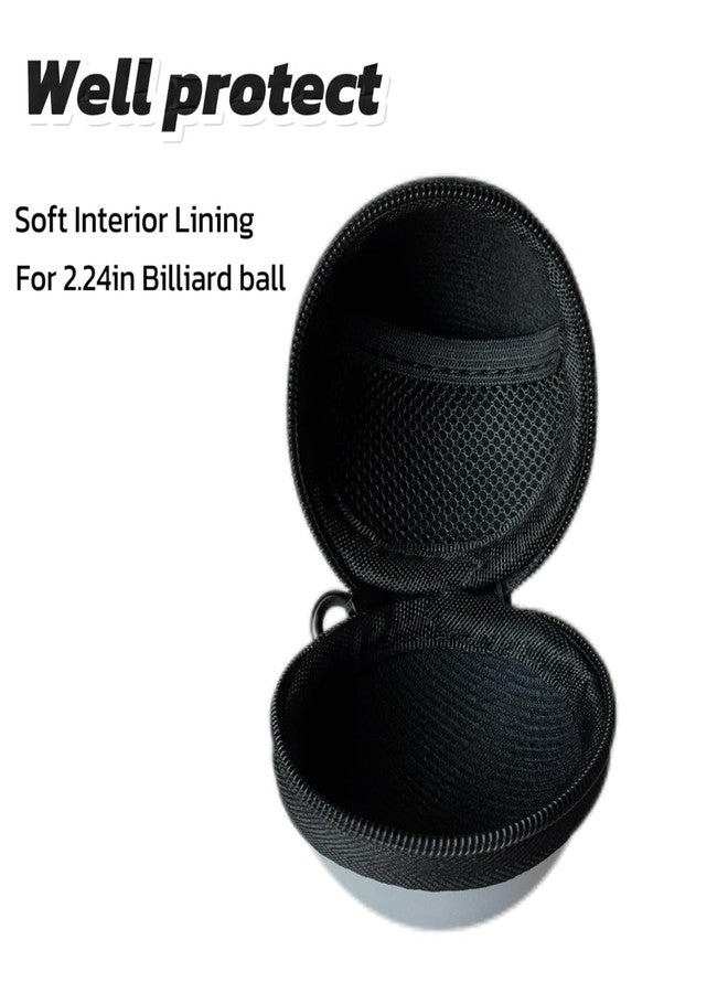Sinkkuma Clip-on Billiards Cue Ball Case for 2-1/4" Pool Ball, Training Balls Bag, 2.24inch Billiard Ball Carrying Case - Image 2