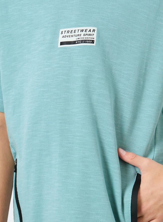 Styli Teens Green Hooded Top and Shorts Set - Image 3