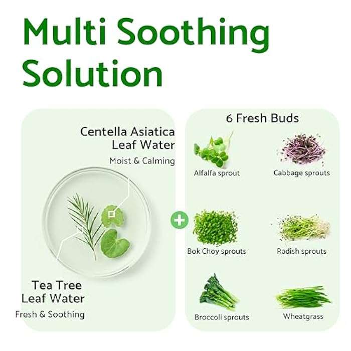 IUNIK Centella Calming Gel Cream Vegan Non-Sticky Moisturizing Blemish Care w/Centella Asiatica Tea Tree Soothes Acne Rosacea Oily & Sensitive Skin Korean Skincare - Image 5