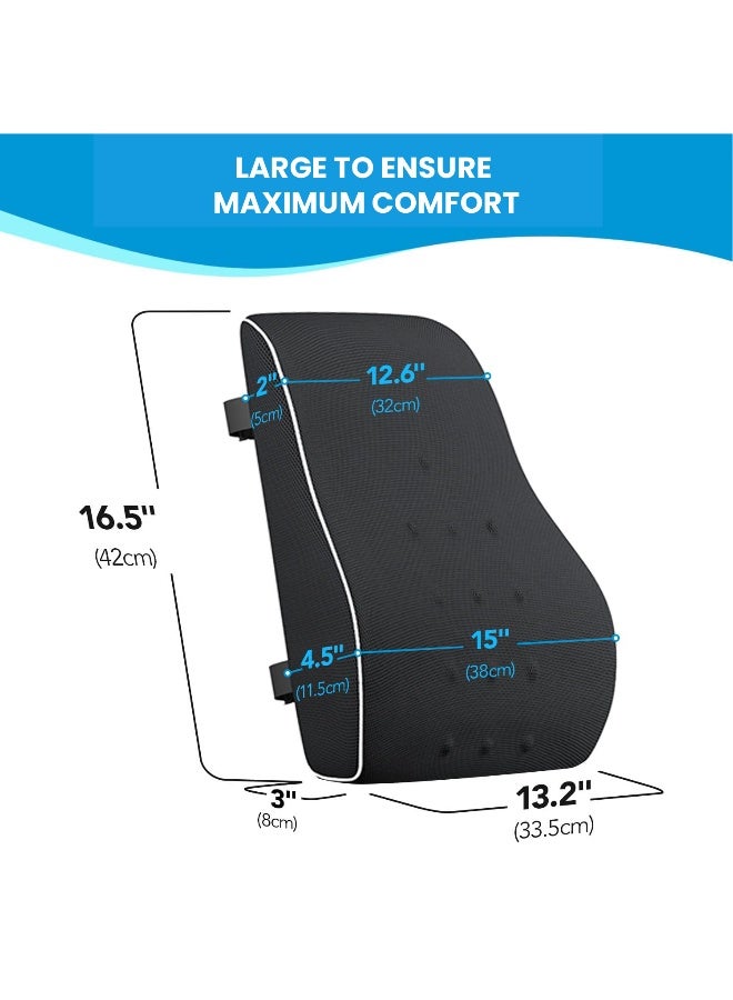 Rest Lumbar Support Pillow for Office Chair Back Support Pillow For Car Computer Gaming Chair Orthopedic Memory Foam Back Cushion  - Image 2