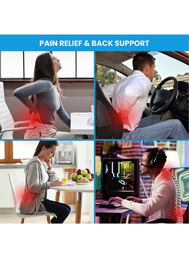 Rest Lumbar Support Pillow for Office Chair Back Support Pillow For Car Computer Gaming Chair Orthopedic Memory Foam Back Cushion  - Image 3