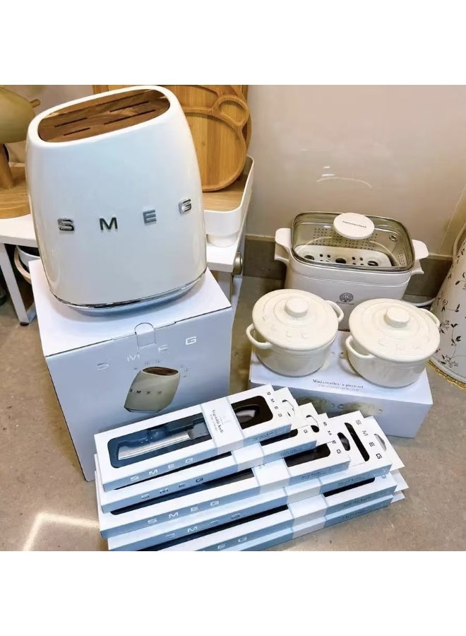 سميج خمسون من الجماليات الرجعية. قاعدة حامل تخزين أدوات المائدة، دعامة فتحة الشفرة (باستثناء السكاكين المصنوعة من الاستانلس) - Image 2