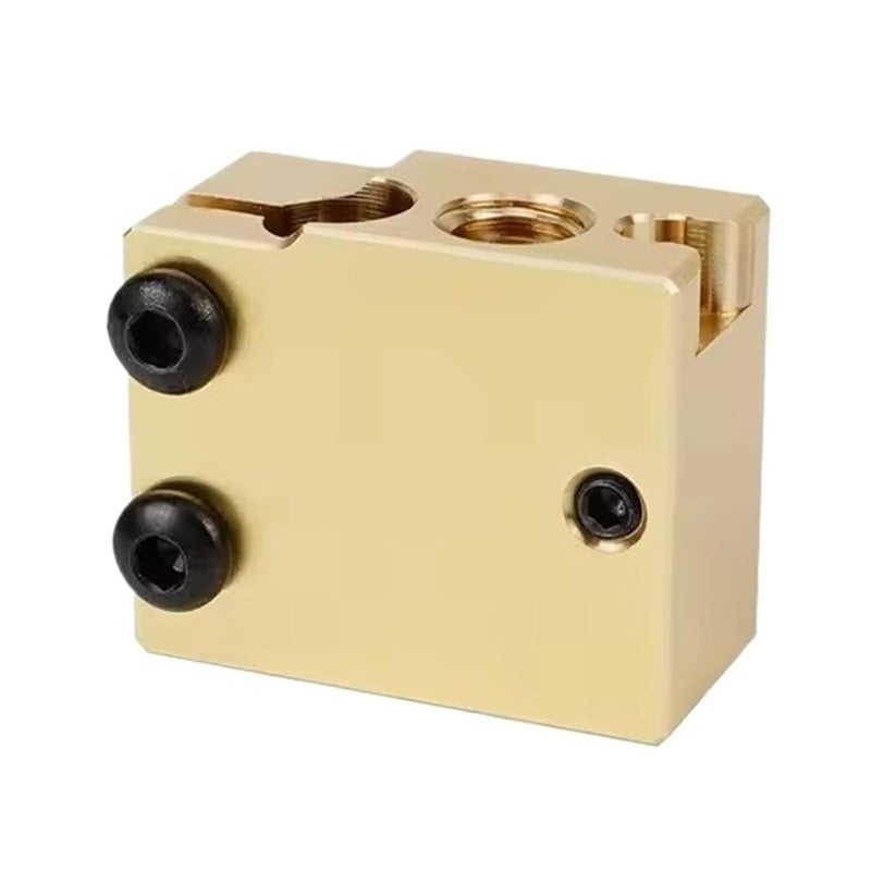PT100 Volcano Brass Heated Block Heatblock 3D Printer Part 1 Piece - Image 1