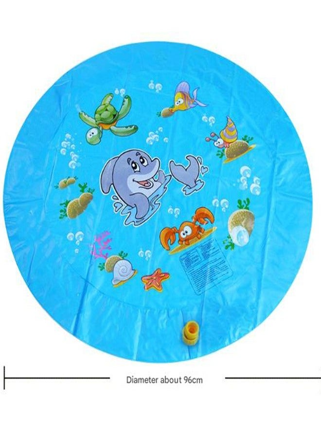 إن كي أكس وسادة رش ماء للعب في الهواء الطلق للكلاب والأطفال، لوازم صيفية 96 سم - Image 2