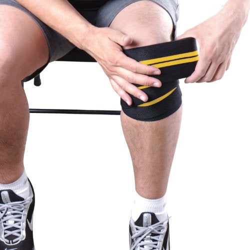 CAP Barbell Elastic Knee Wraps, Pair - Image 3