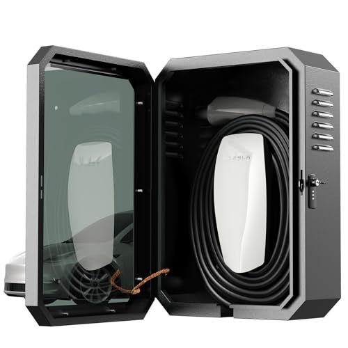YONZEE Wall Charger Station Box for Tesla Model Y 3 S X, Electric Vehicle Car Charging Cover Protector Box for Most EV - Image 1
