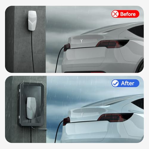YONZEE Wall Charger Station Box for Tesla Model Y 3 S X, Electric Vehicle Car Charging Cover Protector Box for Most EV - Image 5