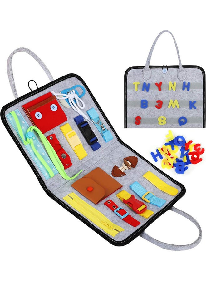Sensory Toddler Busy Activity Board - Image 1