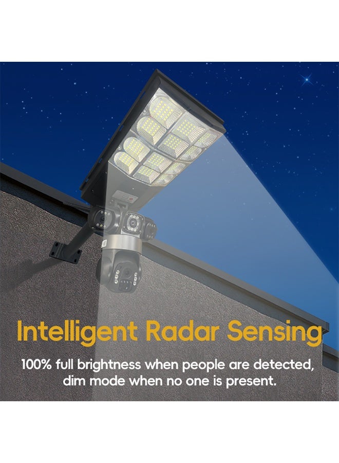 180W Battery 16000Mah Camara De Alumbrado Solcelle Kamara Solaire Streetlight V380 Pro 4G Sim Card CCTV Solar Lamp With Camera - Image 3