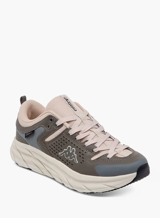 Kappa GREY Women's Panelled Shoes with Lace-Up Closure for Women | Best Price UAE
